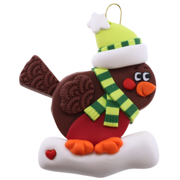 Yuletide Songbird - Robin Christmas Ornament