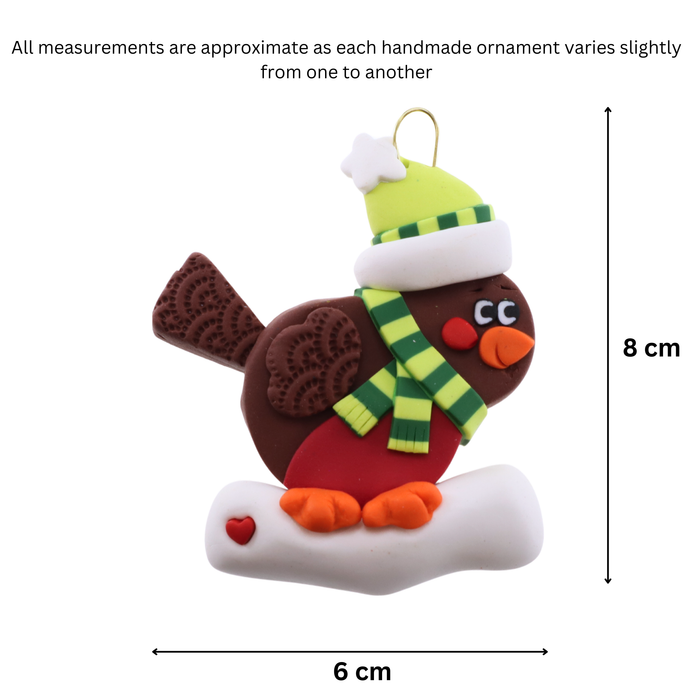 Yuletide Songbird - Robin Christmas Ornament