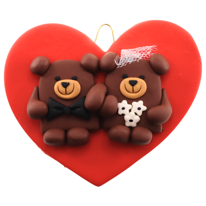Couple - Wedding Bears Christmas Ornament